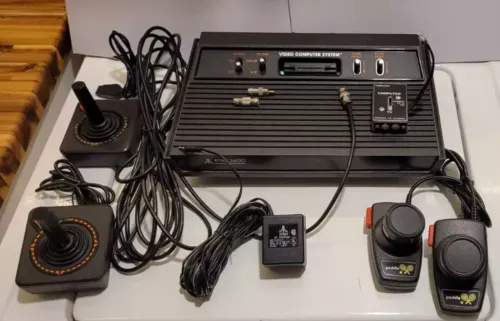 Atari 2600 CONSOLE Darth Vader Black Edition, CX2600A  TESTED & Working Console