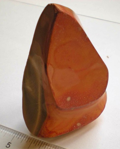 Polychrome Jaspis stehende Steinflamme - Madagaskar sc965 - Bild 5 von 5