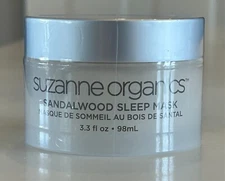 Suzanne Somers Organics Sandalwood Sleep Mask Night Cream 3.3oz/98mL Sealed
