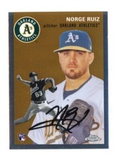 2023 Topps Chrome Platinum Anniversary Norge Ruiz Rookie Oakland Athletics
