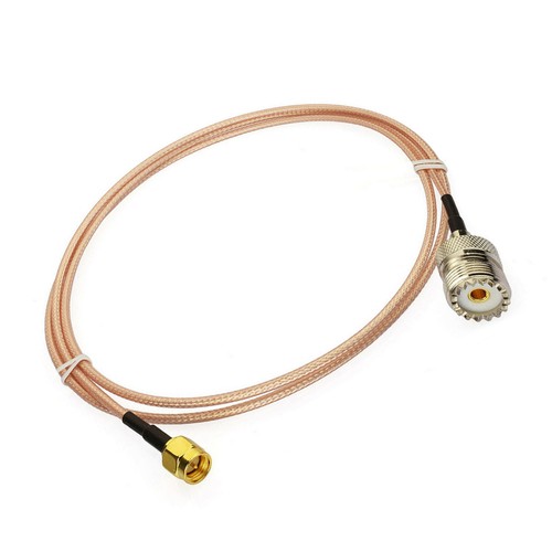 3.2ft RF Coaxial SMA UHF Cable + Adapter Kit for Baofeng CB Radio Walkie Talkie - Zdjęcie 5 z 9