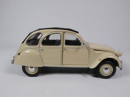 Modellino auto giocattolo Citroën 2CV beige 1:24 Welly pressofuso 24009A-W - Foto 6 di 11