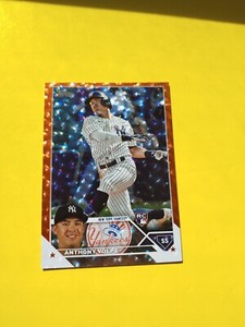 Anthony Volpe 2023 Topps Series 2 #460 Orange Foil 121/299 Yankees Rookie RC