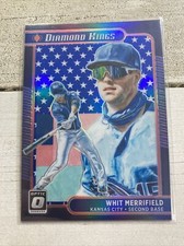 EBAY 1/1 2021 Panini Donruss Optic Whit Merrifield Spirit of 76 Prizm /76 (1776)
