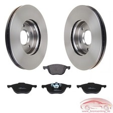 Bremsen + Bremsbeläge vorne Vorderachse für Volvo V70 II (285) 2.4