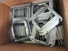 New Box of 64 Steel City Single Gang 4" Square Tile Cover 1/2" Raised 52 C 49