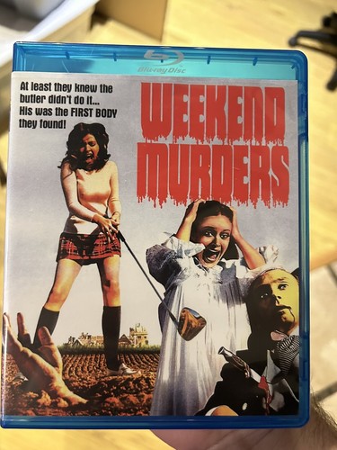 Weekend Murders Blu-ray Code rot #9 gelb Thriller Mystery 1972 Peter Baldwin