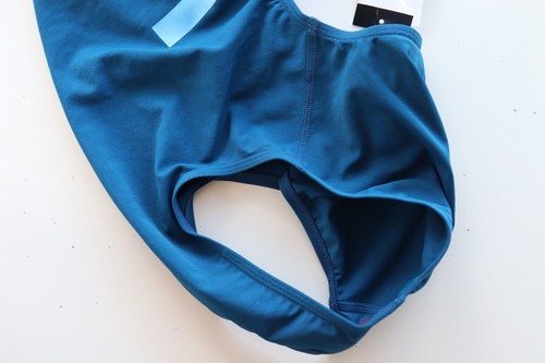 ADIDAS SWIM PERFORMANCE TAPE GRAPHIC SWIMSUIT MARINE DQ3285 KIDS GIRLS M 11-12Y - Picture 10 of 12