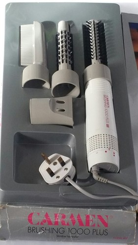 CARMEN HOT AIR STYLER  500W/1000W PLUS 2 HEAT SETTINGS BRUSH  13mm 19mm - Picture 8 of 12