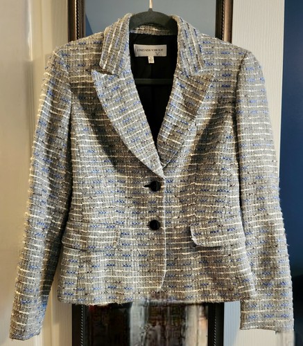 Jones New York Suit Women’s Cotton/Silk Blend Tweed Blazer - Picture 6 of 7