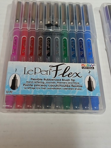 3 @ Marvy Uchida Le Pen pastello luminoso NeIon arte scura penne supporto pieghevole custodia 0,3 mm - Foto 2 di 4