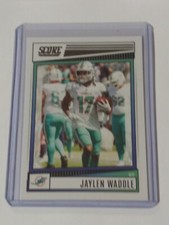 2022 Score Football Base #272 Jaylen Waddle - Miami Dolphins