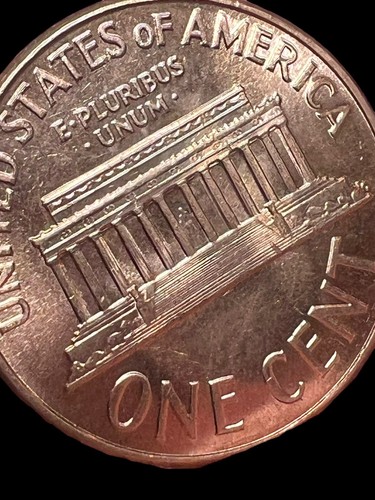 1968 D Lincoln Cent AU Red Brown Strong Business Strike - Picture 5 of 7