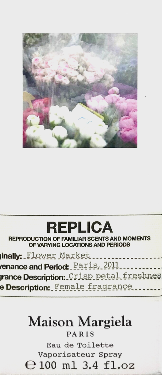 Maison Margiela REPLICA Flower Market 廃盤 Maison Martin Margiela Replica Flower Market 3.4oz/100ml Eau