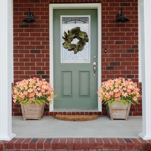 36pcs Faux Plants Outdoor Uv Resistant Artificial Plants Outdoor Fake Flowers... - Picture 2 of 7
