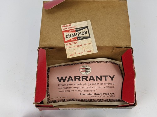 Champion F-10 Spark Plug 10x Pack - vintage usa box - Picture 3 of 5