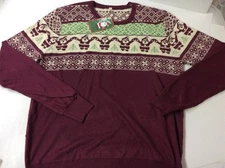 NWT Costume Agent Ugly Christmas Sweater Dancing Santa L Large Polyester New