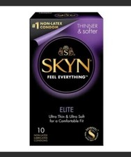 New LifeStyles SKYN Polyisoprene Non-Latex ELITE 10 ultra thin Condoms 05/2026