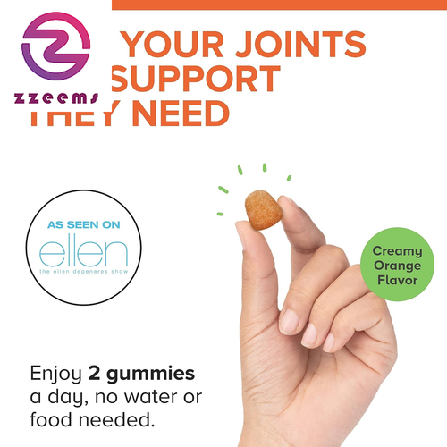 Turmeric Gummies, Gummy with 500Mg Turmeric Curcumin, Joint Support Supplement, - Picture 6 of 12