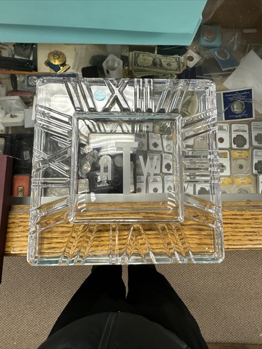 Tiffany And Co Germany Crystal Atlas Ashtray - Picture 3 of 5