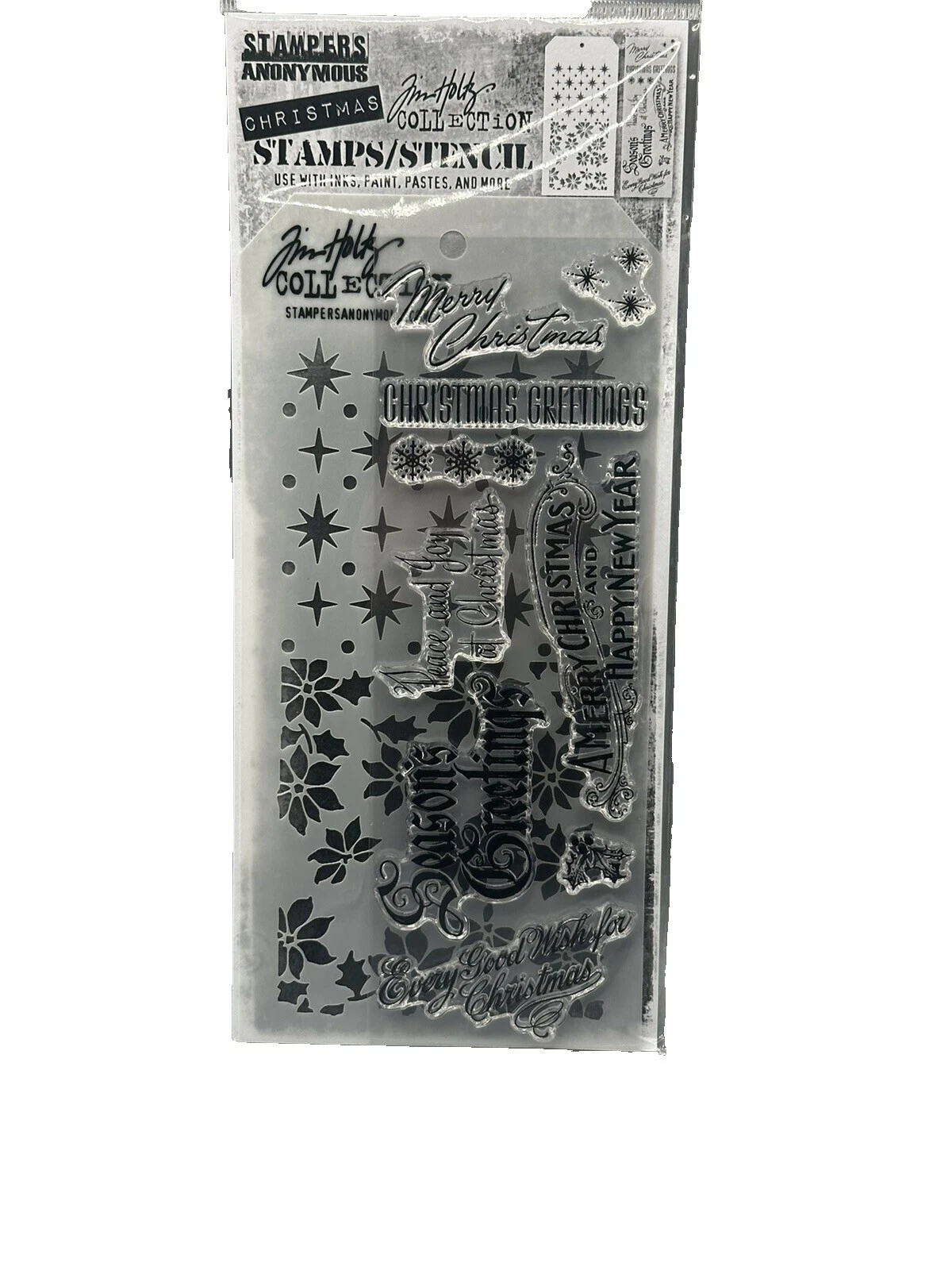 Sellos de Artesanía vacaciones Tim Holtz Acrílico