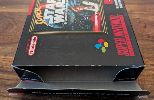 ¡ESTADO COLECCIONISTA! SNES Super STAR WARS Nintendo juego embalaje original instrucciones CIB LucasArts - Imagen 10 de 15