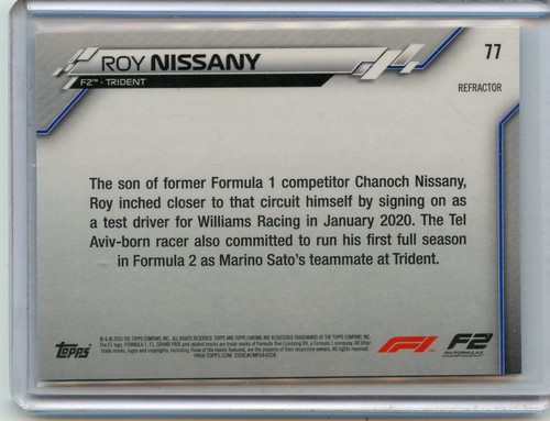 2020 topps chrome formula 1 Base Refractor pick what you need!! - Picture 41 of 81