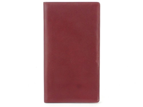 Cartier length wallet mast line Bordeaux leather Authentic used H723 acheter