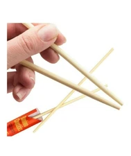 Splinter-Free 9 Eco-Friendly Disposable Bamboo Chopsticks 100 Pack by Avant Grub