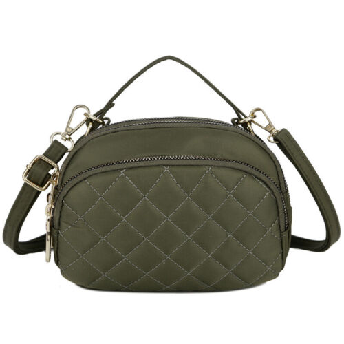 Women Mini Nylon Messenger Shoulder Tote Bag Handbag Crossbody Phone Purse Plain - Picture 17 of 18