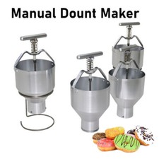 30-90MM Manual Donut Maker Doughnut 3L Cake Dough Dispenser Batter Hopper Tool