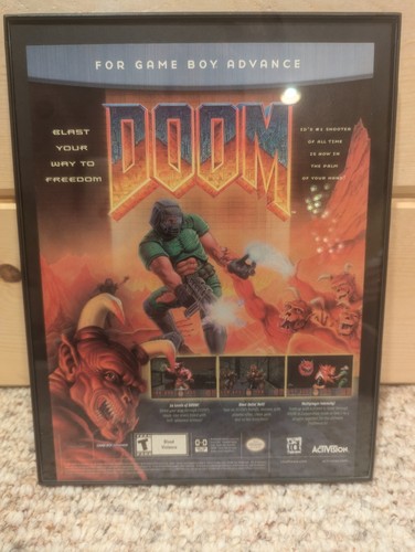 Doom (GBA) 8.5x11 FRAMED Poster