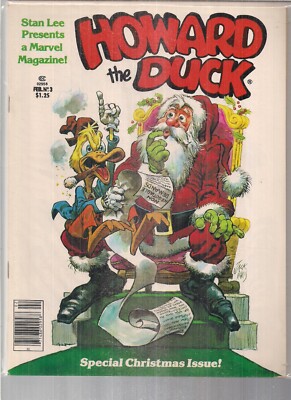 Howard the Duck #3 Marvel Magazine Comic Cartoon Stan Lee