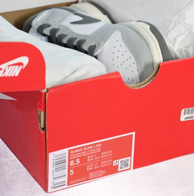 Nike Dunk Low 6.5 グレー/ホワイト Nike Dunk Low White Neutral Grey for Sale | Authenticity