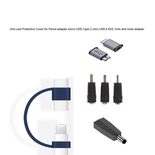 Cable Adapter Tether for USB C, Tablet Touch Pen Sleeve Cover - Picture 16 of 22