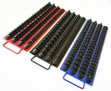 240pc GOLIATH INDUSTRIAL SOCKET STORAGE TRAY RAIL RACK HOLDER SET 1/4 3/8 1/2