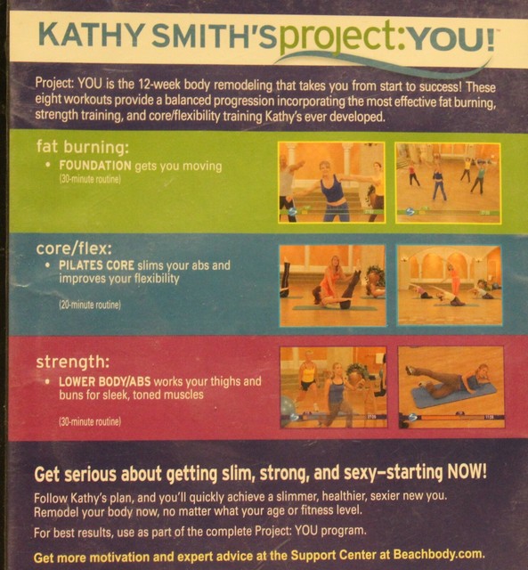 6 Kathy Smith Project You workout DVD set lot Yoga Flex 6 Kathy Smith Project You workout DVD set lot Yoga Flex