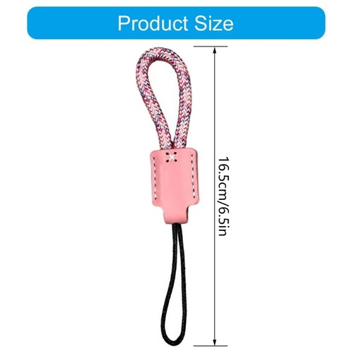 Handmade Leather Keychain Pendant Accessory for Car Keys and Phone Lanyard - Zdjęcie 8 z 8