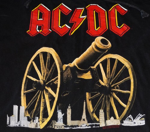 AC/DC - Big Gun - 1993 True Vintage Promotional T Shirt / Hoodie - ACDC Promo EX - Foto 3 di 8