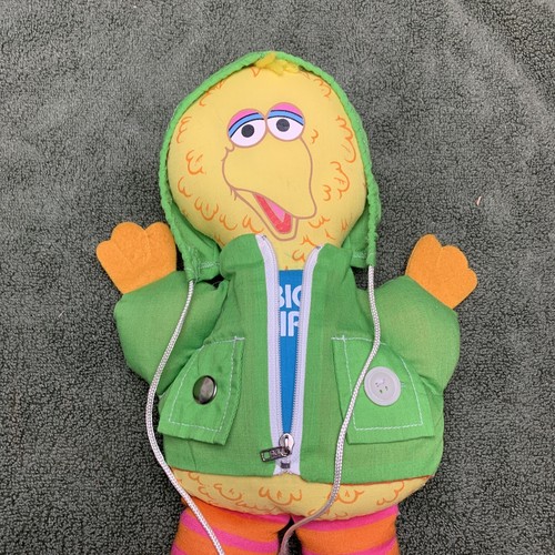 Chaqueta verde vintage de peluche de Sesame Street Big Bird - Imagen 2 de 10
