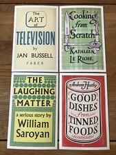 Famous Books Bookcover Postcards New. Great For Decoration Framing