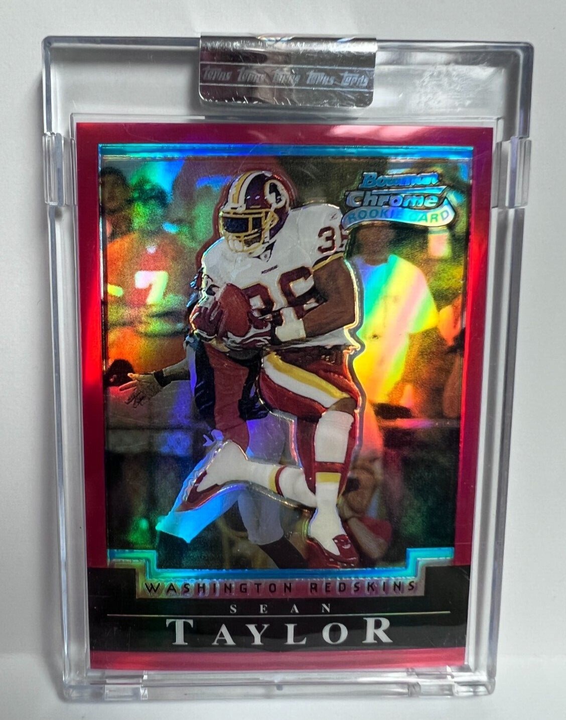 2004 Bowman Chrome #120 Sean Taylor Red Refractor 128/210 MINT SEALED Rookie $$$