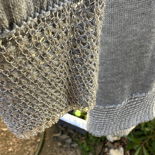 Belldini Gray Crossover Sweater Cowl Neck Silver/Gray Woman’s Size M NWT - Picture 8 of 14