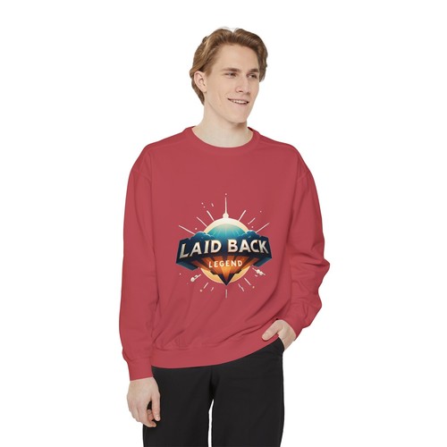 Laid Back Legend Sweatshirt - Unique Urban Streetwear, Cozy Men/Women Pullover - Picture 78 of 81