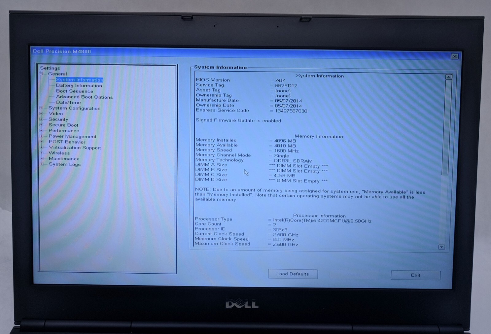 Incomplete Dell Precision M4800 15.6" Laptop i5-4200M 2.50GHz 4GB RAM AMD Radeon - Picture 2 of 14
