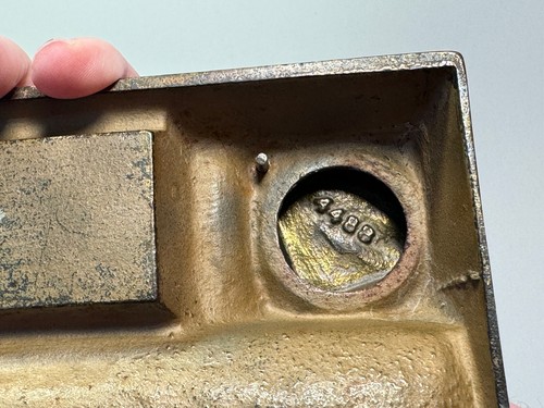 Antique Bronze African Elephant Ink Well LOVELY unmarked jungle  - Foto 17 di 17