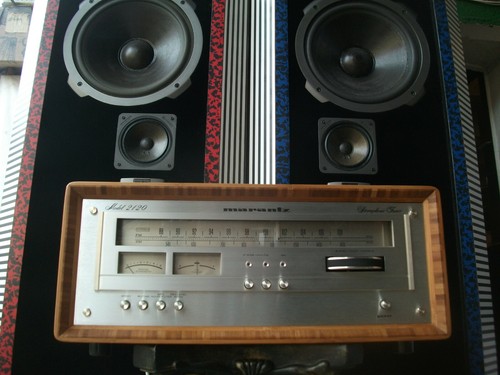 Einzigartiger Marantz Stereophonic Tuner 2120 im handgefertigten Bambus Woodcase - Bild 11 von 12