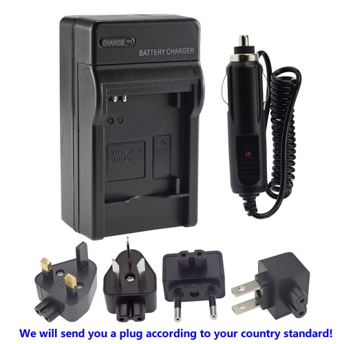 Cargador de batería o pared BP-70A para Samsung ES65 ES70 ES80 ES90 PL80 PL90 PL100 - Imagen 18 de 28