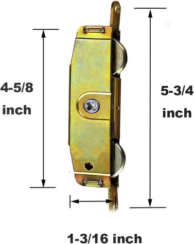 Durable Sliding Patio Door Rollers with Heat Treated Steel - 1-1/4 Inch Wheels - Picture 8 of 9