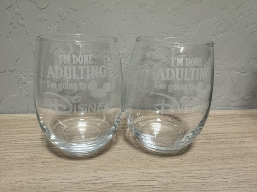 2 - I'm Done Adulting I'm Going to Disney Brille von Laser Etchpressions - Neu - Bild 3 von 12